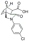 3-(4-CHLORO-PHENYL)-4-OXO-10-OXA-3-AZA-TRICYCLO[5.2.1.0(1,5)]DEC-8-ENE-6-CARBOXYLIC ACID 结构式