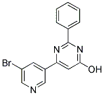 6-(5-BROMOPYRIDIN-3-YL)-2-PHENYLPYRIMIDIN-4-OL 结构式