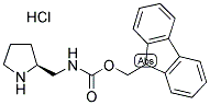 (S)-2-N-FMOC-AMINOMETHYL PYRROLIDINE HYDROCHLORIDE 结构式