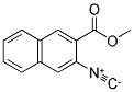 METHYL-3-ISOCYANO-2-NAPHTHALINOATE 结构式