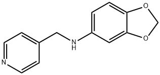 BENZO[1,3]DIOXOL-5-YL-PYRIDIN-4-YLMETHYL-AMINE 结构式