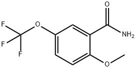 2-甲氧基-5-(三氟甲氧基)苯甲酰胺 结构式