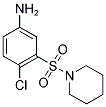 4-CHLORO-3-(PIPERIDIN-1-YLSULFONYL)ANILINE 结构式