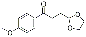 3-(1,3-DIOXOLAN-2-YL)-4'-METHOXYPROPIOPHENONE 结构式