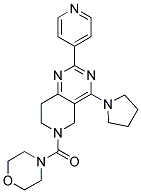 MORPHOLIN-4-YL-(2-PYRIDIN-4-YL-4-PYRROLIDIN-1-YL-7,8-DIHYDRO-5H-PYRIDO[4,3-D]PYRIMIDIN-6-YL)-METHANONE 结构式