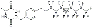 N-(F17 CBZ) L-ALANINE 结构式