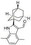 2-(1-ADAMANTYL)-4,7-DIMETHYL-1H-INDOLE-3-CARBALDEHYDE 结构式