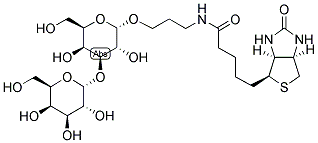 BIOTIN-ALPHA-1,3-GALACTOBIOSE 结构式