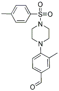 3-METHYL-4-(4-[(4-METHYLPHENYL)SULFONYL]PIPERAZIN-1-YL)BENZALDEHYDE 结构式