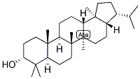 3beta(H),17beta(H),21beta(H)-3-hydroxyhopane 结构式