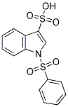 1-PHENYLSULPHONYLINDOLE-3-SULPHONIC ACID 结构式