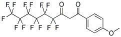 1-(4-METHOXYPHENYL)-2H,2H-PERFLUORONONANE-1,3-DIONE 结构式