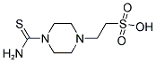 2-[4-(AMINOCARBONOTHIOYL)PIPERAZIN-1-YL]ETHANESULFONIC ACID 结构式