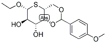 ETHYL 4,6-(4-METHOXYBENZYLIDENE)-BETA-D-THIOGALACTOPYRANOSIDE 结构式