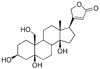 4-(3,5,14-TRIHYDROXY-10-HYDROXYMETHYL-13-METHYL-HEXADECAHYDRO-CYCLOPENTA[A]PHENANTHREN-17-YL)-5H-FURAN-2-ONE 结构式