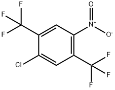 1-CHLORO-4-NITRO-2,5-BIS(TRIFLUOROMETHYL)BENZENE 结构式