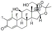 FLUOCINOLONE ACETONIDE, [1,2-3H] 结构式