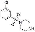 1-[(3-CHLOROPHENYL)SULFONYL]PIPERAZINE 结构式