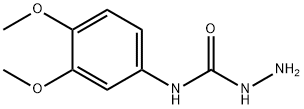 N-(3,4-DIMETHOXYPHENYL)-1-HYDRAZINECARBOXAMIDE 结构式
