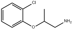 2-(2-氯苯氧基)-1-丙胺 结构式