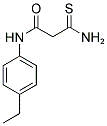 3-AMINO-N-(4-ETHYLPHENYL)-3-THIOXOPROPANAMIDE 结构式