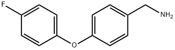 1-[4-(4-氟苯氧基)苯基]甲胺 结构式