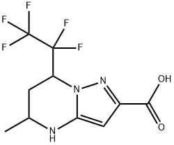 5-Methyl-7-(pentafluoroethyl)-4,5,6,7-tetrahydro-pyrazolo[1,5-a]pyrimidine-2-carboxylic acid