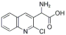 AMINO-(2-CHLORO-QUINOLIN-3-YL)-ACETIC ACID 结构式