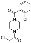1-(CHLOROACETYL)-4-(2-CHLOROBENZOYL)PIPERAZINE 结构式