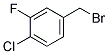 4-CHLORO-3-FLUOROBENZYL BROMIDE 结构式