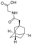 [(1-ADAMANTYLACETYL)AMINO]ACETIC ACID 结构式