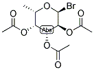 2,3,4-三-O-乙酰基-6-脱氧-ALPHA-L-溴代半乳糖 结构式