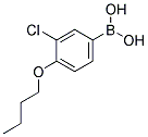 4-BUTOXY-3-CHLOROPHENYLBORONIC ACID 结构式