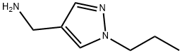 (1-丙基吡唑-4-基)甲胺 结构式