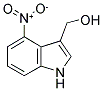 (4-NITRO-1H-INDOL-3-YL)METHANOL 结构式