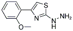 [4-(2-METHOXY-PHENYL)-THIAZOL-2-YL]-HYDRAZINE 结构式