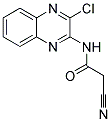 N-(3-CHLORO-QUINOXALIN-2-YL)-2-CYANO-ACETAMIDE 结构式
