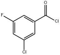 3-氯-5-氟苯甲酰氯 结构式