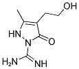 4-(2-HYDROXYETHYL)-3-METHYL-5-OXO-2,5-DIHYDRO-1H-PYRAZOLE-1-CARBOXIMIDAMIDE 结构式