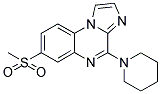 7-(Methylsulfonyl)-4-piperidin-1-ylimidazo[1,2-a]quinoxaline 结构式