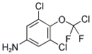 3,5-DICHLORO-4-(CHLORODIFLUOROMETHOXY)ANILINE 结构式