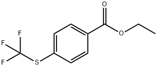 4-三氟甲硫基苯甲酸乙酯 结构式