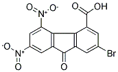 2-BROMO-5,7-DINITRO-4-CARBOXYLIC ACID-9-FLUORENONE 结构式