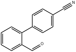 2'-甲酰基-[1,1'-联苯]-4-甲腈 结构式
