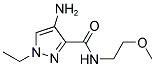 4-氨基-1-乙基-N-(2-甲氧基乙基)-1H-吡唑-3-甲酰胺 结构式