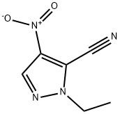 1-乙基-4-硝基-1H-吡唑-5-腈 结构式