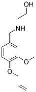 2-([4-(ALLYLOXY)-3-METHOXYBENZYL]AMINO)ETHANOL 结构式