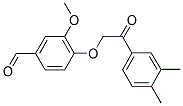 4-[2-(3,4-DIMETHYL-PHENYL)-2-OXO-ETHOXY]-3-METHOXY-BENZALDEHYDE 结构式