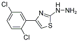 [4-(2,5-Dichloro-phenyl)-thiazol-2-yl]-hydrazine 结构式