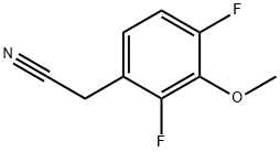 2-(2,4-二氟-3-甲氧基苯基)乙腈 结构式